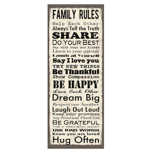 Sticker decorativ Family Rules