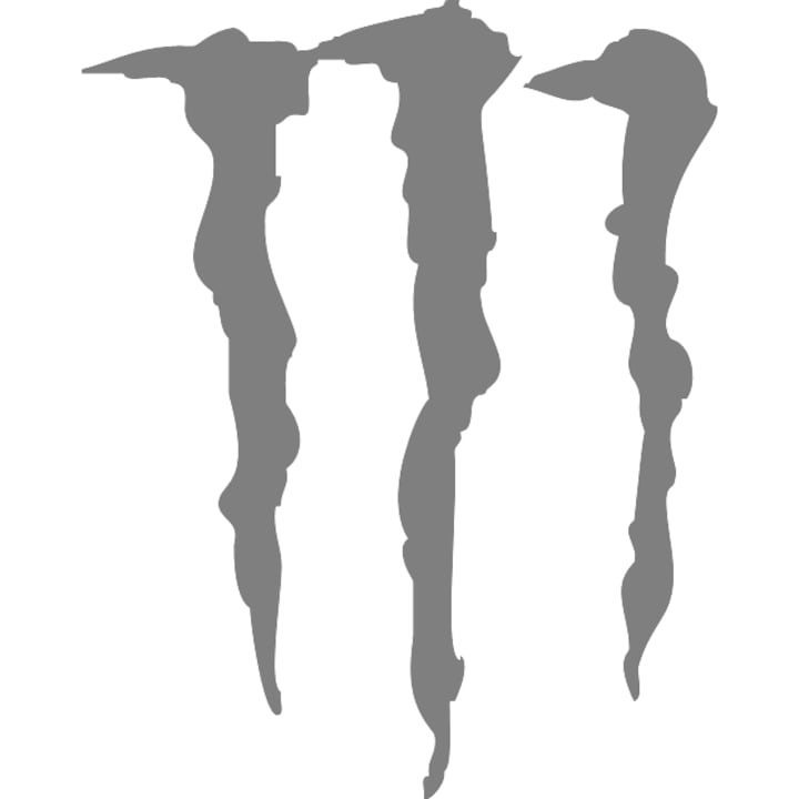 Sticker auto "Monster'' monocolor