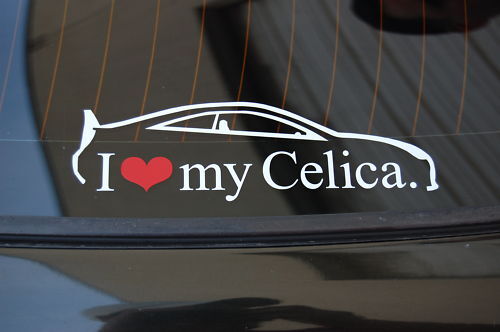 I love my celica coupe-Toyota