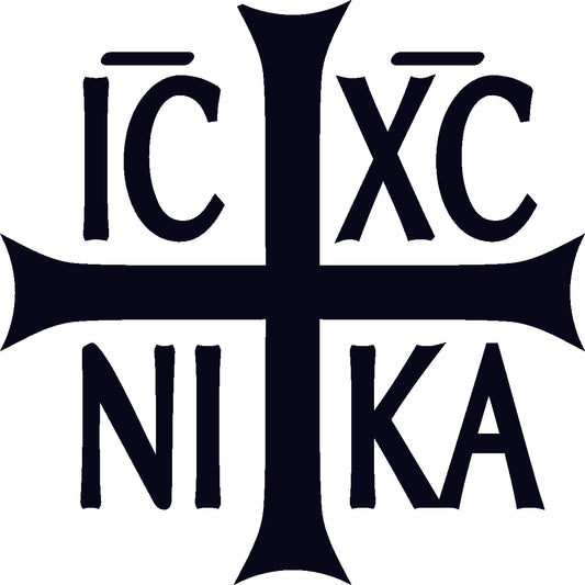 Sticker Cruce IC XC NI KA