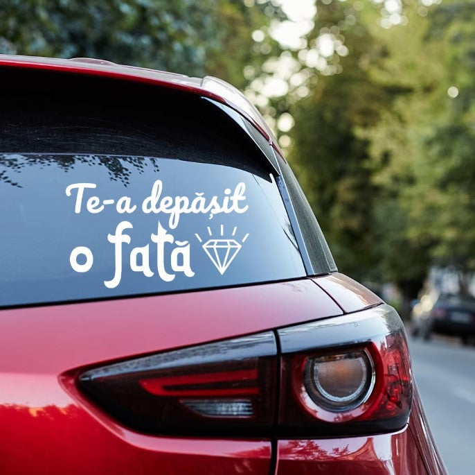 Sticker te-a depasit o fata