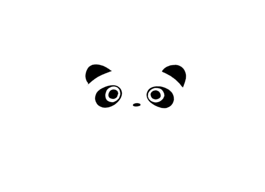 Sticker panda pentru manere