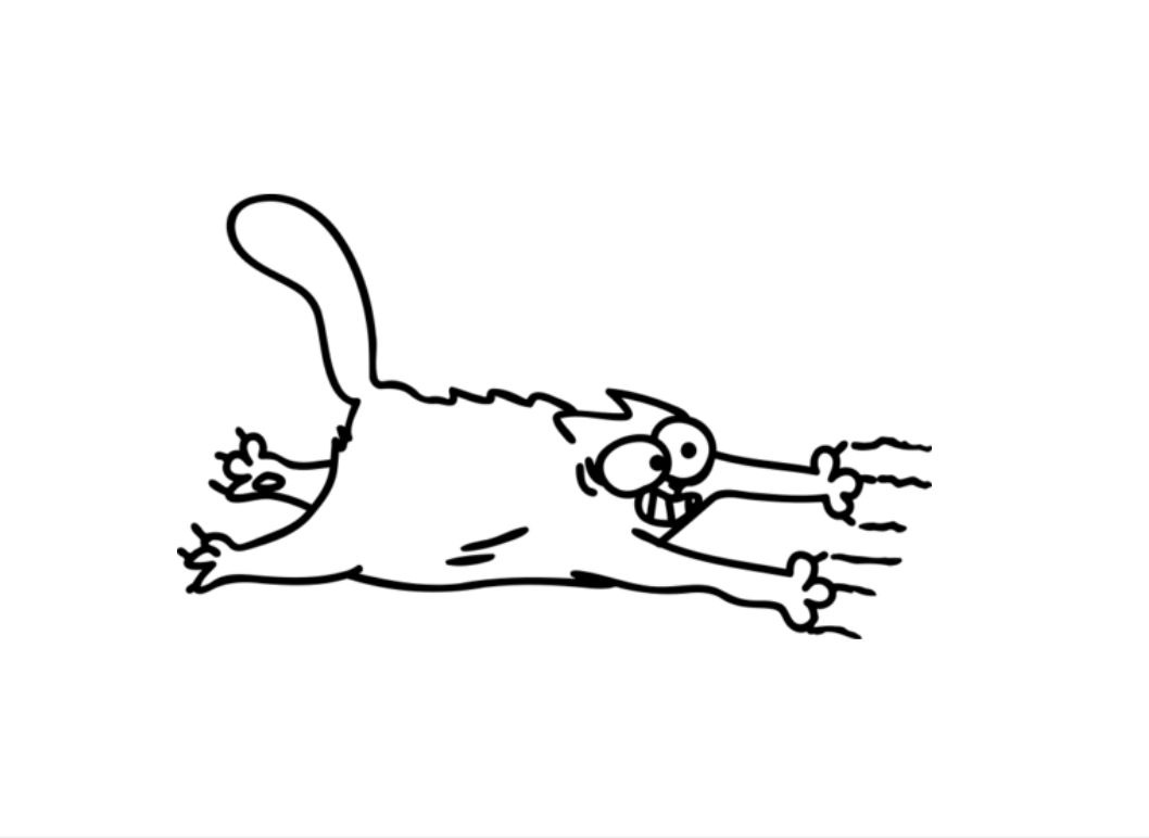 Sticker  scratch cat