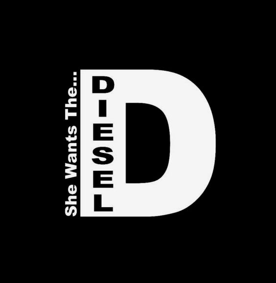 Sticker  she want diesel