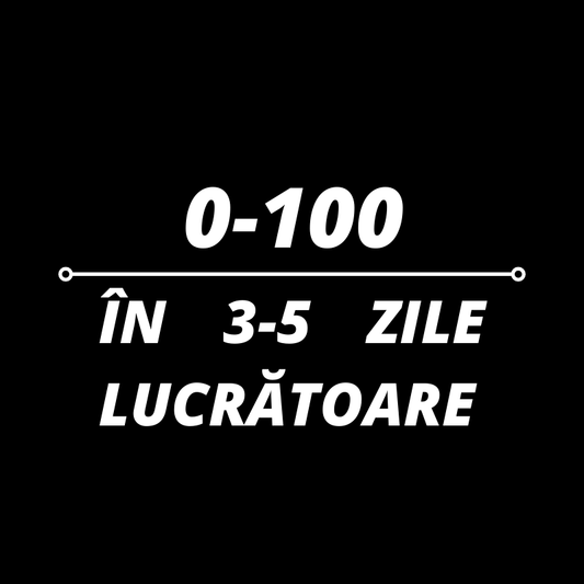 Sticker 0-100 in 3 zile