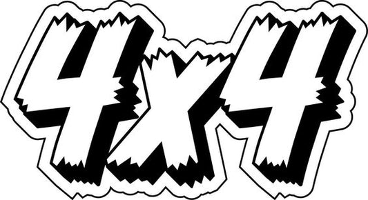 Sticker 4x4 3