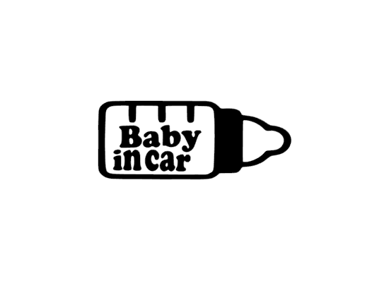 Sticker Baby in Car 5