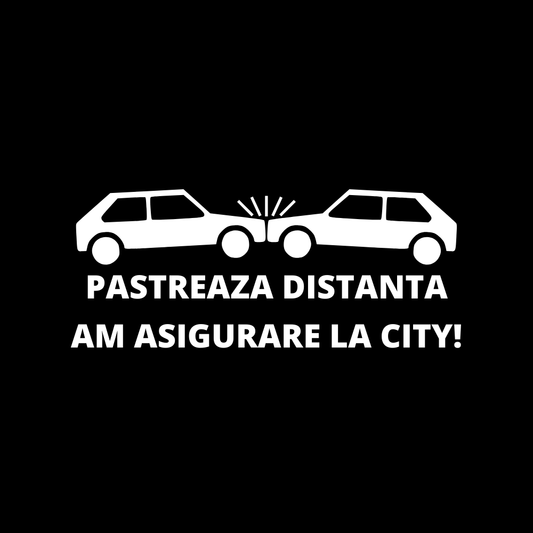 Sticker Asigurare la City