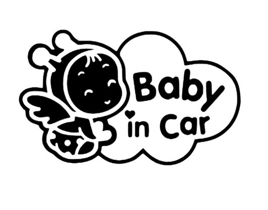 Sticker Baby in Car 1