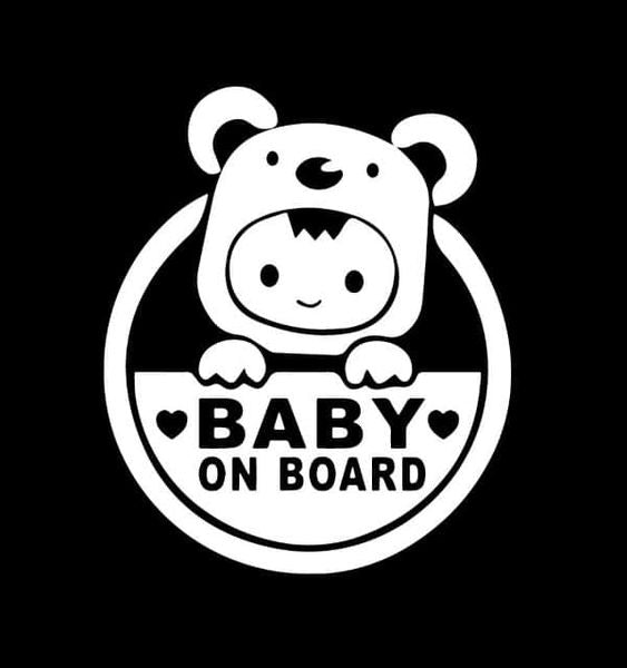 Sticker Baby on board 9
