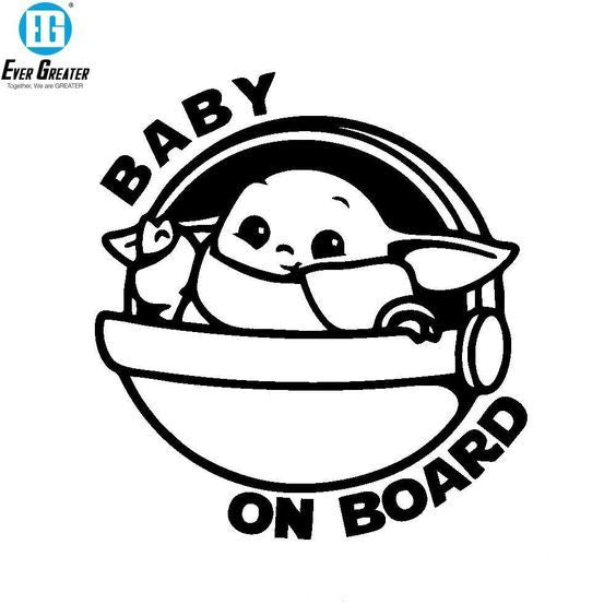 Sticker Baby on board 10