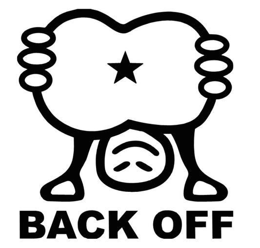 Sticker Back off