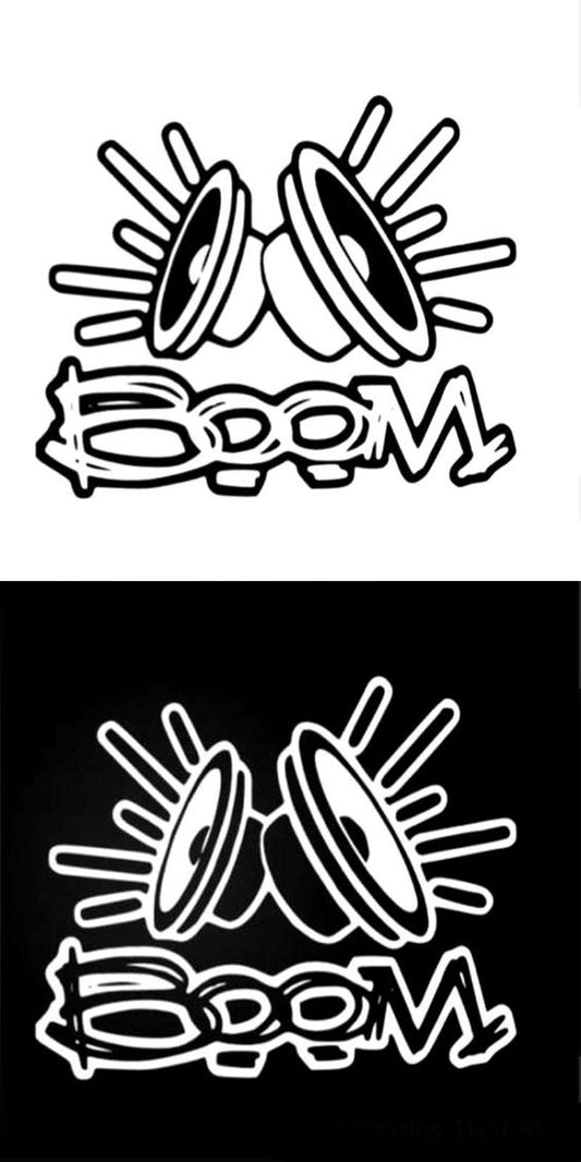 Sticker Boom Bass