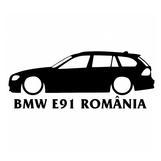 Sticker BMW E91 Romania