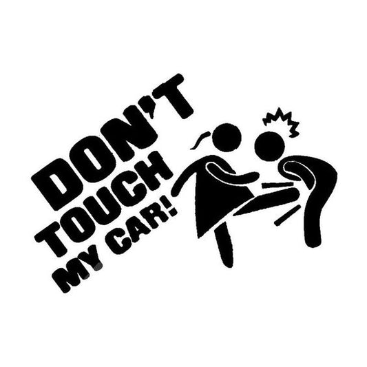 Sticker Don't Touch my car 2