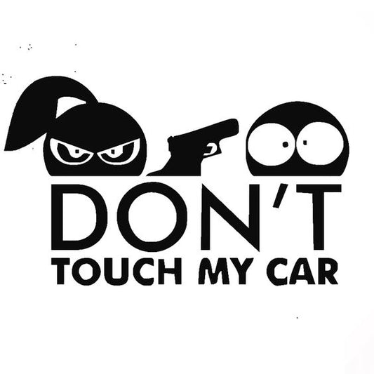 Sticker Don't Touch my car 1