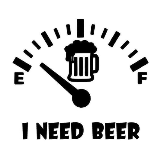 Sticker I need beer