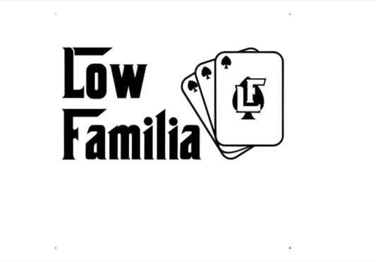 Sticker Low familia cards