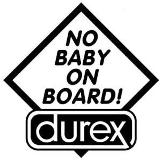 Sticker No Baby On Board