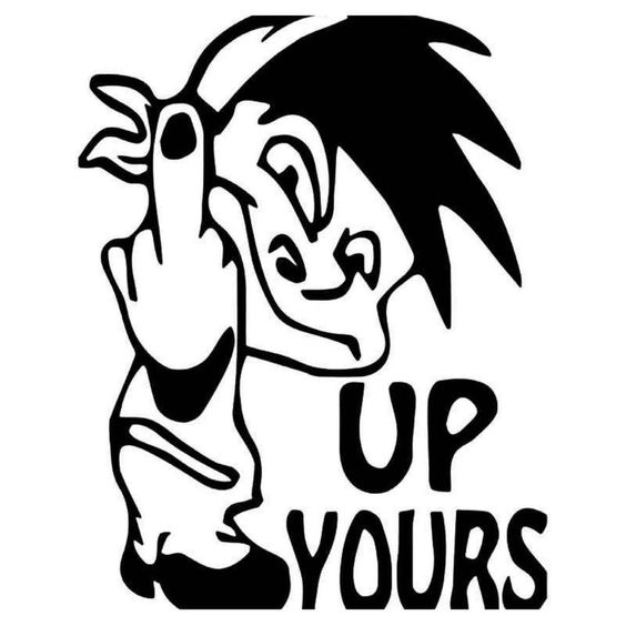 Sticker  up yours
